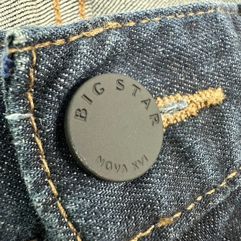 Big Star Nova XVI 15 Division Jeans Men 34x30 Blue Dark Wash Modern Straight 34S